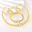 Show details for Latest Big Zinc Alloy 3 Piece Jewelry Set