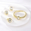 Show details for Dubai Zinc Alloy 3 Piece Jewelry Set with Easy Return