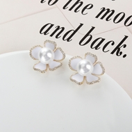 Picture of Need-Now White Copper or Brass Stud Earrings from Editor Picks