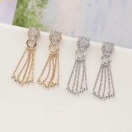 Picture of Luxury Gold Plated Dangle Earrings of Original Design