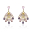 Show details for Luxury Copper or Brass Dangle Earrings Online Only