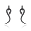 Show details for Famous Casual Gunmetal Plated Dangle Earrings