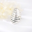 Show details for Bulk Platinum Plated Dubai Fashion Ring with No-Risk Return