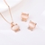 Picture of Low Cost Rose Gold Plated White 2 Piece Jewelry Set with Low Cost
