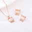Show details for Low Cost Rose Gold Plated White 2 Piece Jewelry Set with Low Cost