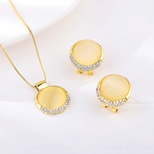 Show details for Filigree Small White 2 Piece Jewelry Set