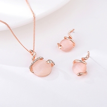 Show details for Recommended White Classic 2 Piece Jewelry Set from Trust-worthy Supplier