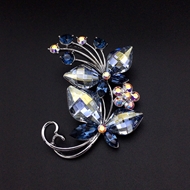 Show details for Low Price Platinum Plated Medium Brooche at Unbeatable Price