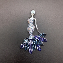 Show details for Good Quality Swarovski Element Zinc Alloy Brooche