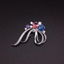 Show details for Hot Selling Platinum Plated Zinc Alloy Brooche from Certified Factory