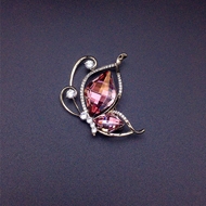 Show details for Unusual Medium Platinum Plated Brooche