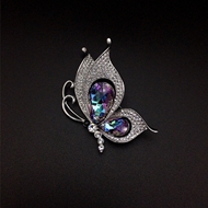 Show details for Platinum Plated Colorful Brooche with 3~7 Day Delivery