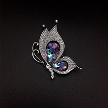 Show details for Platinum Plated Colorful Brooche with 3~7 Day Delivery