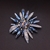Picture of Platinum Plated Medium Brooche with 3~7 Day Delivery
