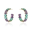 Show details for Distinctive Gold Plated Copper or Brass Dangle Earrings Online