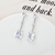 Picture of Cheap Platinum Plated Copper or Brass Dangle Earrings From Reliable Factory