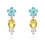 Picture of Big Gold Plated Dangle Earrings Online Only