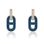 Show details for Attractive Blue Copper or Brass Dangle Earrings at Super Low Price