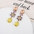 Picture of Recommended Purple Big Dangle Earrings with Member Discount