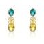Show details for Funky Big Cubic Zirconia Dangle Earrings