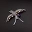 Show details for Bulk Platinum Plated Zinc Alloy Brooche in Bulk