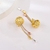 Picture of Low Cost Gold Plated Dubai Dangle Earrings with Low Cost