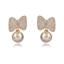 Show details for Attractive White Copper or Brass Dangle Earrings For Your Occasions