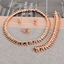 Show details for Beautiful Dubai Rose Gold Plated 4 Piece Jewelry Set