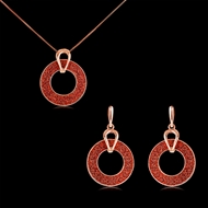 Picture of Zinc Alloy Rose Gold Plated 2 Piece Jewelry Set Online Only