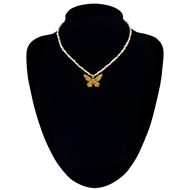 Picture of Reasonably Priced Gold Plated White Short Chain Necklace with Low Cost