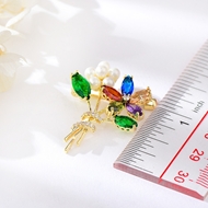 Picture of Recommended Colorful Gold Plated Brooche for Girlfriend