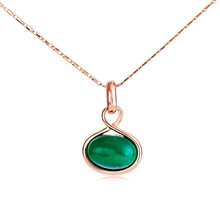 Show details for Zinc Alloy Opal Pendant Necklace at Super Low Price