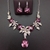 Picture of Low Price Platinum Plated Zinc Alloy 2 Piece Jewelry Set from Reliable Manufacturer
