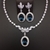 Picture of Irresistible Blue Big 2 Piece Jewelry Set As a Gift