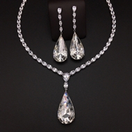 Show details for Top Swarovski Element Zinc Alloy 2 Piece Jewelry Set