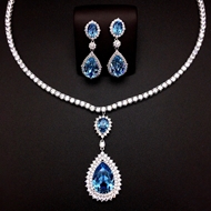 Show details for Top Swarovski Element Big 2 Piece Jewelry Set