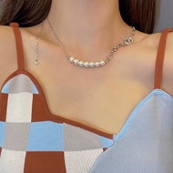 Picture of Good Quality Cubic Zirconia White Short Chain Necklace