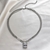Picture of Delicate White Short Chain Necklace with Worldwide Shipping