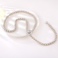 Show details for Eye-Catching Platinum Plated Copper or Brass Y Necklace at Unbeatable Price