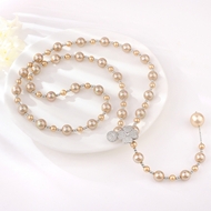 Show details for Best Selling Big Platinum Plated Y Necklace