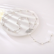 Show details for Low Cost Platinum Plated Copper or Brass Y Necklace with Low Cost