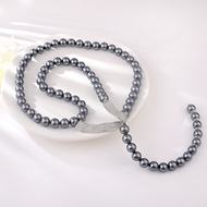 Show details for Copper or Brass Blue Y Necklace Factory Direct Supply