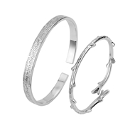 Picture of Best Small 925 Sterling Silver Fashion Bangle