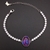 Picture of Hot Selling Purple Platinum Plated Fashion Bracelet from Top Designer