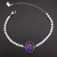 Show details for Hot Selling Purple Platinum Plated Fashion Bracelet from Top Designer