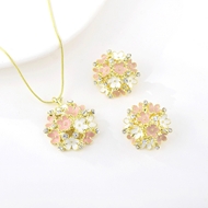 Picture of Irresistible Pink Classic 2 Piece Jewelry Set For Your Occasions