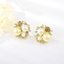 Show details for Zinc Alloy Gold Plated Stud Earrings from Certified Factory