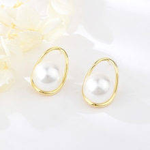 Show details for Most Popular Artificial Pearl Gold Plated Stud Earrings