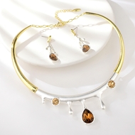 Picture of Big Gold Plated 2 Piece Jewelry Set with Fast Shipping