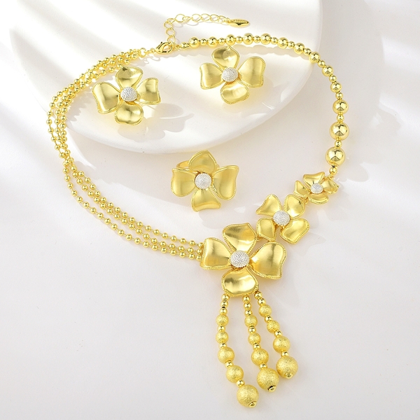 Picture of Versatile Zinc Alloy Gold Plated 3 Piece Jewelry Set in Flattering Style